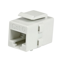 StarTech.com StarTech.com Vit Cat 6 RJ45-nätverkskopplare med Keystone-kontakt – F/F - kopplingsdon för nätverk - vit