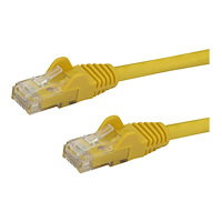 StarTech.com StarTech.com Cat6-patchkabel med hakfria RJ45-kontakter – 3 m, gul - patch-kabel - 3 m - gul