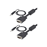 StarTech.com StarTech.com 5 m videokoaxialkabel med audio för VGA-skärm med hög upplösning HD15 M/M - VGA-kabel - 5 m