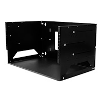 StarTech.com StarTech.com Väggmonterbart serverrack med inbyggd hylla - solitt stål - 4U - stativ (väggmontering) - 4U