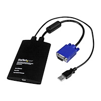StarTech.com StarTech.com USB-akutvagnsadapter med filöverföring och videoinspelning - omkopplare för tangentbord/video/mus - 1 porta...