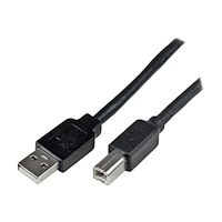 StarTech.com StarTech.com 20m / 65 ft Active USB 2.0 A to B Cable - Long 20 m USB Cable - 20m USB Printer Cable - 1x USB A (M), 1x US...