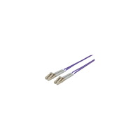 intellinet Intellinet Fiber Optic Patch Cable, OM4, LC/LC, 1m, Violet, Duplex, Multimode, 50/125 µm, LSZH, Fibre, Lifetime Warranty...
