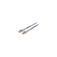 intellinet Intellinet Fiber Optic Patch Cable, OM4, LC/LC, 3m, Violet, Duplex, Multimode, 50/125 µm, LSZH, Fibre, Lifetime Warranty...