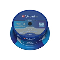 VERBATIM Verbatim DataLife - BD-R x 25 - 25 GB - lagringsmedier
