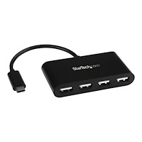 StarTech.com StarTech.com 4-portars USB-C Hubb - Mini Hubb - USB-C till 4x USB-A - USB 2.0 - hubb - 4 portar
