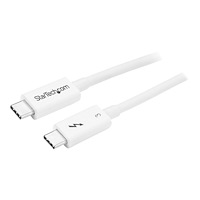 StarTech.com StarTech.com 1.6ft (50cm) Thunderbolt 3 Cable, 40Gbps, 100W PD, 4K/5K Video, Thunderbolt-Certified, Compatible w/ TB4/US...