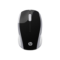 Hewlett-Packard HP 200 - mus - 2.4 GHz - silver