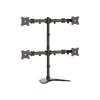 StarTech.com StarTech.com Skrivbordsstativ för fyra skärmar - ledad ställ - för 4 monitorer - svart