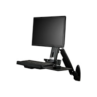 StarTech.com StarTech.com Väggmonterad arbetsstation - Ledat helt rörligt ståskrivbord med ergonomisk höjdjusterbar monitorarm och ta...