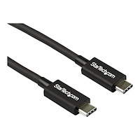 StarTech.com StarTech.com 2.6ft (80cm) Thunderbolt 3 Cable, 40Gbps, 100W PD, 4K/5K Video, Thunderbolt-Certified, Compatible w/ TB4/US...
