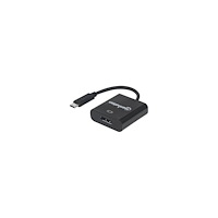 Manhattan Manhattan USB-C to DisplayPort 1.2 Cable (Clearance Pricing), 4K@30Hz, 21cm, Male to Female, Black, Lifetime Warranty, B...