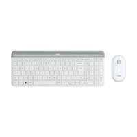 Logitech Logitech Slim Wireless Combo MK470 - sats med tangentbord och mus - USA, internationellt - offwhite Inmatningsenhet