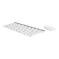 Logitech Logitech Slim Wireless Combo MK470 - sats med tangentbord och mus - Nordisk - offwhite Inmatningsenhet
