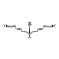 RaidSonic Technology ICY BOX IB-MS505-TI monteringssats - för 3 monitorer - svart, silver