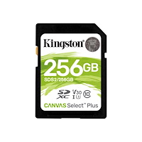 Kingston Technology Kingston Canvas Select Plus - flash-minneskort - 256 GB - SDXC UHS-I