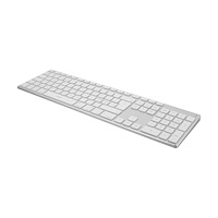 Deltaco DELTACO TB-402 - tangentbord - hela norden - silver Inmatningsenhet