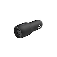 Belkin International Belkin BoostCharge Dual Charger strömadapter för bil - USB - 24 Watt