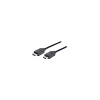 Manhattan Manhattan HDMI Cable with Ethernet, 4K@30Hz (High Speed), 5m, Male to Male, Black, Ultra HD 4k x 2k, Fully Shielded, Gol...