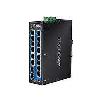 TRENDnet TRENDnet TI-G162 - switch - 16 portar - ohanterad - TAA-kompatibel