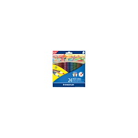 STAEDTLER STAEDTLER Noris - färgpenna - svart, röd, blå, grön, ljusblå, gul, orange, violett, magenta, ljusorange, turkos, olivgrö...