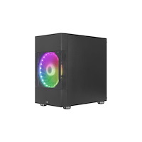 AeroCool AeroCool Atomic-G-BK-v2 - Tempered Glass Edition - MT - micro ATX
