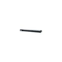 IC Intracom Intellinet Vertical Rackmount 12-Way Power Strip - German Type, With Single Air Switch, No Surge Protection - kraftdistr...