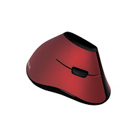 2direct Typhoon Ergonomic Vertical - vertikal mus - 2.4 GHz - röd