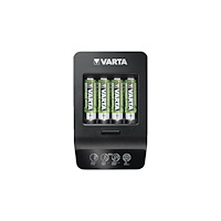 Varta Varta LCD SMART CHARGER+ batteriladdare - + växelströmsadapter - 4 x AA-typ - NiMH - USB