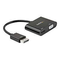 StarTech.com StarTech.com DisplayPort till HDMI VGA-adapter - 4K 60 Hz - videokort - DisplayPort / HDMI / VGA - 23.2 cm