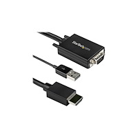 StarTech.com StarTech.com 2 m VGA till HDMI-kabeladapter - USB-driven - 1080p - adapterkabel - HDMI / VGA / USB - 2 m