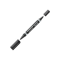 STAEDTLER STAEDTLER Lumocolor duo - märkpenna med dubbel spets - svart