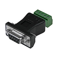 StarTech.com StarTech.com RS422 RS485 Seriell DB9 till uttagsplintsadapter - seriell adapter - 5-stifts terminalblok till DB-9