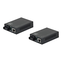 LevelOne LevelOne FVT-2202 - fibermediekonverterare - 10Mb LAN, 100Mb LAN
