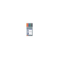 STAEDTLER STAEDTLER Lumocolor - markering - svart, röd, blå, grön, orange, brun (paket om 6)