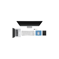 RAPOO Rapoo M300 Silent - mus - 2.4 GHz, Bluetooth 4.0, Bluetooth 3.0 - grå