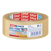 Beiersdorf Tesapack Ultra Strong förpackningstejp - 38 mm x 66 m - genomskinlig