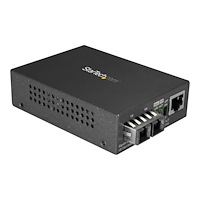 StarTech.com StarTech.com Gigabit Ethernet till SC Fibermediaomvandlare - 1000Base-SX - Enkelläge - 10 km - fibermediekonverterare -...