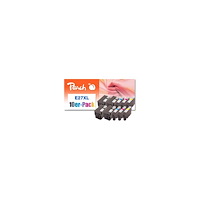 Peach Peach Combi-Pack E27XL - 10-pack - svart, gul, cyan, magenta - kompatibel - återanvänd - bläckpatron (alternativ för: Ep...