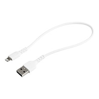 StarTech.com StarTech.com 30cm tålig, vitt USB-A till Blixtkabel - Hård, tålig aramifiber USB typ A till Blixtladdare/synkron strömsl...
