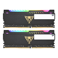 Patriot Memory Patriot Extreme Performance Viper Steel RGB - DDR4 - sats - 32 GB: 2 x 16 GB - DIMM 288-pin / PC4-25600 - ej buffrad
