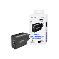 2direct LogiLink strömadapter - 3 x USB typ A, 24 pin USB-C - 27 Watt