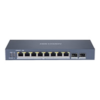 Hikvision Digital Technology Hikvision Smart Managed Series DS-3E1510P-SI - switch - 8 portar - smart