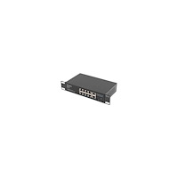 LANBERG Lanberg RSFE-8P-2GE-120 - switch - 10 portar - ohanterad