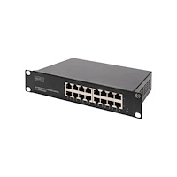Digitus DIGITUS DN-80115 - switch - 16 portar - ohanterad - rackmonterbar