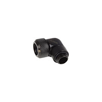 Alphacool Alphacool Eiszapfen 13 mm HardTube compression fitting 90° rotatable G1/4 - vinkelfäste för vätskekylningssystem