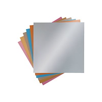 Cricut Cricut - poster board - 305 x 305 mm - 6 ark - guld-metallic, bronsmetallic, silver-metallic, metallic-platina, metallic...