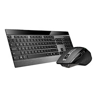 RAPOO Rapoo 9900M - sats med tangentbord och mus - holländsk - svart Inmatningsenhet