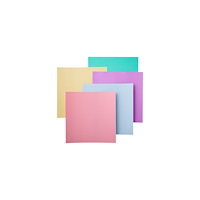 Cricut Cricut Smart Paper - sticker cardstock - 10 ark - pastel mint, pastel powder blue, pastel petal, pastellila, pastel butt...