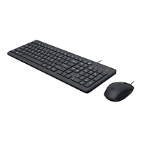 Hewlett-Packard HP 150 - sats med tangentbord och mus - QWERTY - engelska - svart Inmatningsenhet